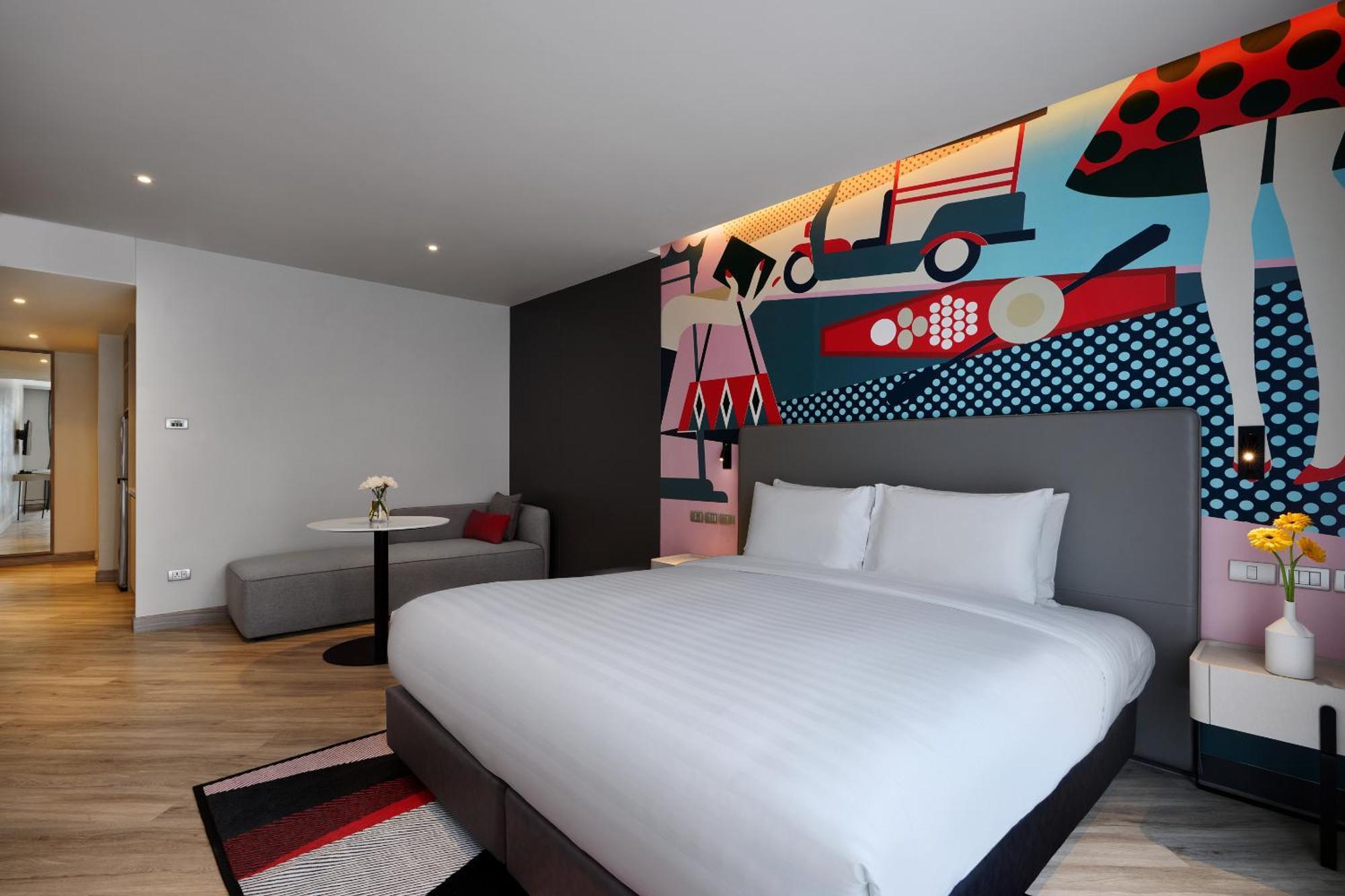 Oakwood Studios Sukhumvit Bangkok Exteriér fotografie Deluxe Room