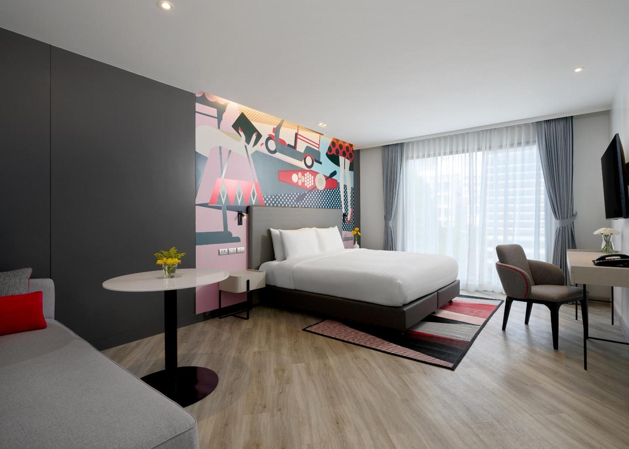Oakwood Studios Sukhumvit Bangkok Exteriér fotografie Deluxe Room
